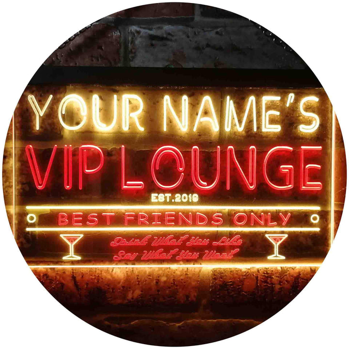 Personalized Your Name Est Year Theme VIP Lounge Bar Club Pub Dual Color LED Barlicht Neonlicht Lich