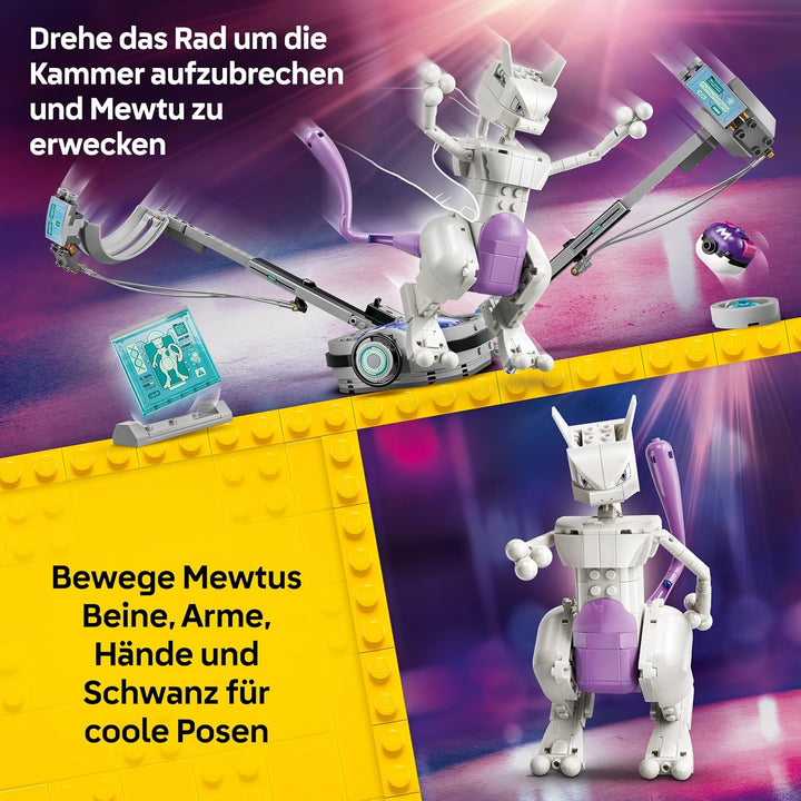 LEGO Pokémon SMART Play: Mewtwus Ausbruch aus dem Labor - kompatibles interaktives Set mit SMART Tag