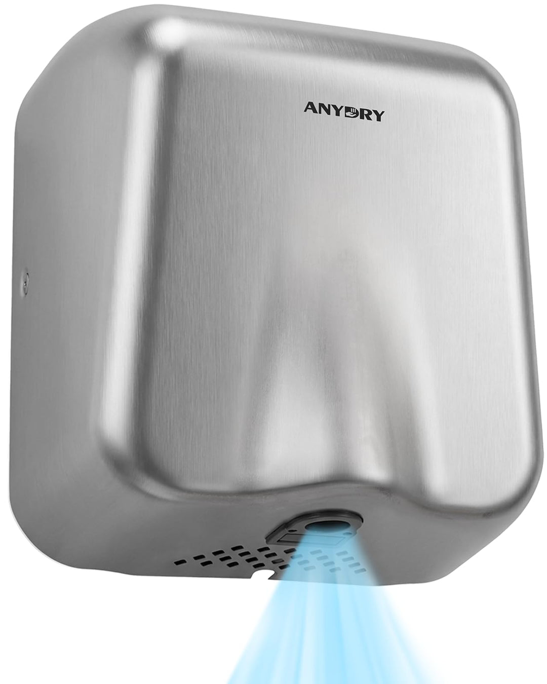 anydry IronStorm 2815 Gewerblicher Händetrockner mit HEPA-Filter - 1600W berührungsloser Sensor, 7-1