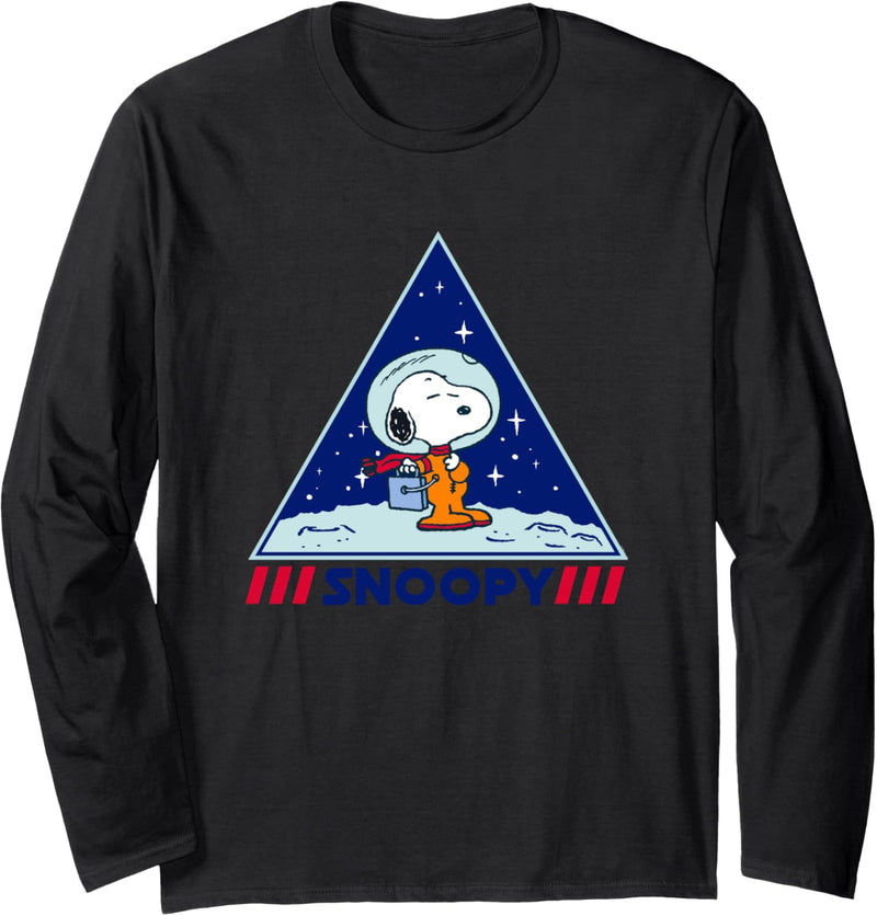 Peanuts Snoopy Erster Beagle auf dem Mond Langarmshirt