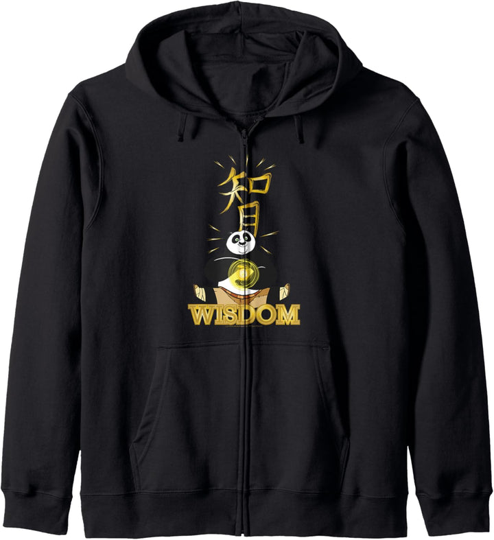Kung Fu Panda Wisdom Po Calligraphy Portrait Kapuzenjacke