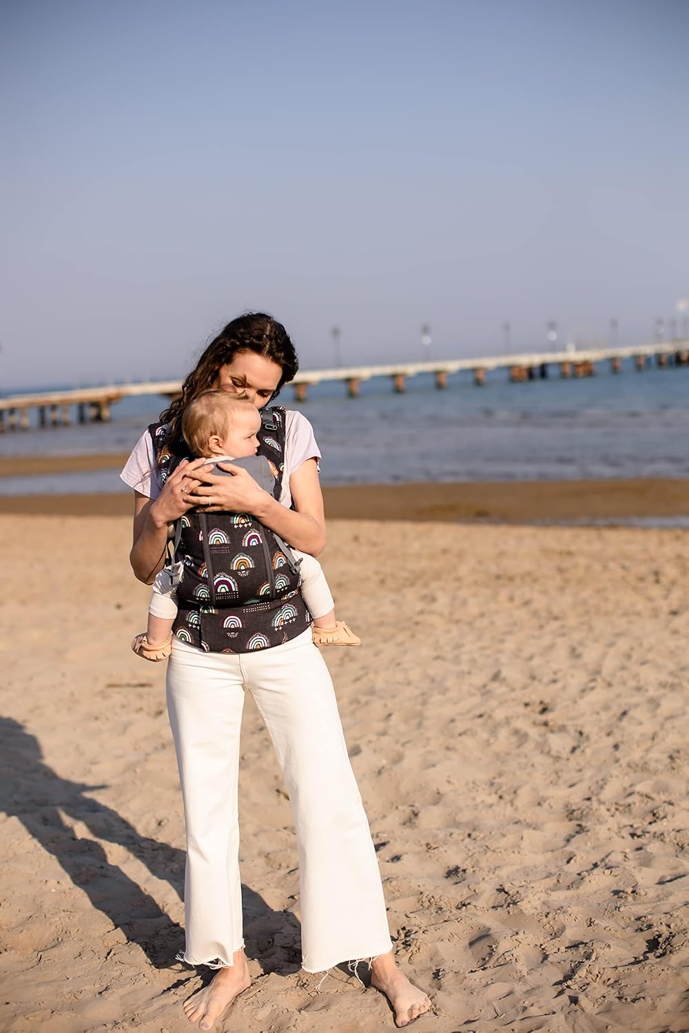Beco 8 Babytrage Neugeborene ab Geburt bis Kleinkind - Hybrid Baby Trage mit verstellbarem Sitz - Ba