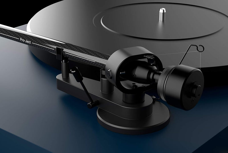 Pro-Ject Debut Carbon EVO, Audiophiler Plattenspieler mit Carbon Tonarm, elektronischer Geschwindigk