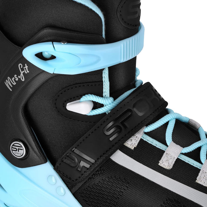 Spokey MrFIT &amp; MrsFIT Inline-Skates für Männer und Frauen mit dreifachem Verschlusssystem, Grösse 36