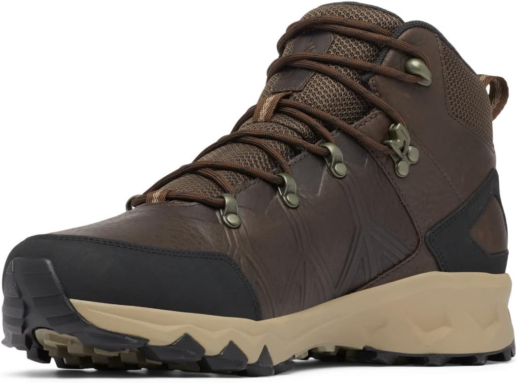 Columbia Herren Peakfreak Ii Mid Outdry Wp LeatherWanderstiefel 41 EU Cordovan Black 2023, 41 EU Cor