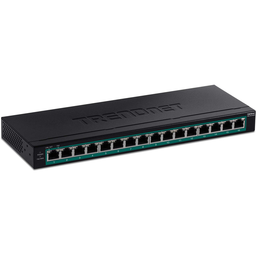 16-Port Gigabit PoE+-Switch