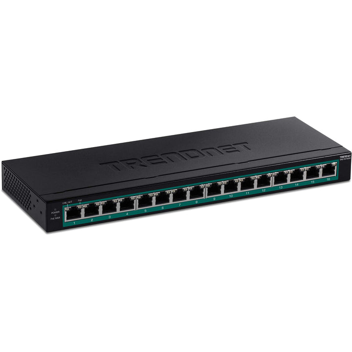 16-Port Gigabit PoE+-Switch