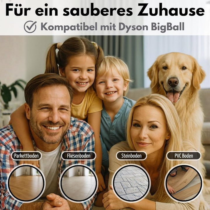 Kombidüse für Dyson Big Ball 1 2 Cinetic CY22 CY23 Bodendüse Düse kompatibel mit Ersatzteil Staubsau