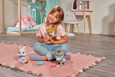 Simba 105953050 – Pamper Petz Hund, mit Trink- und Nässfunktion, Spielzeughund für Kinder ab 3 Jahre