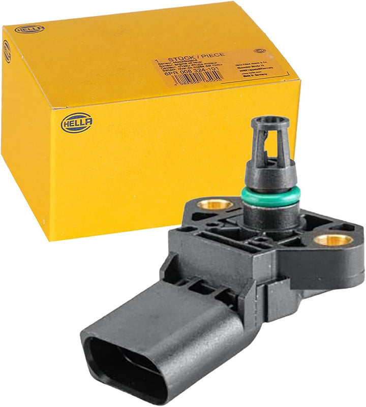 HELLA 6PP 358 152-251 Sensor, Ladedruck - 4-polig - geschraubt