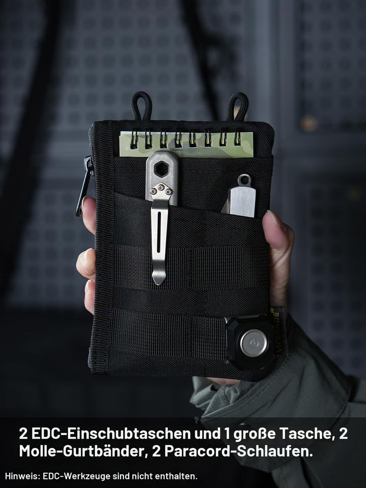 VIPERADE VE18N EDC Tasche Werkzeug Organizer, Multifunktionale Kleine Werkzeugtasche Mit 6 Taschen f