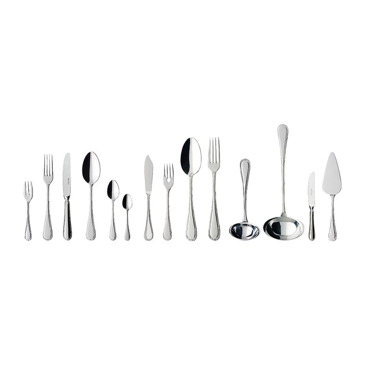 Villeroy und Boch Kreuzband Septfontaines Tafelbesteck für bis zu 12 Personen, 113-teilig, Edelstahl