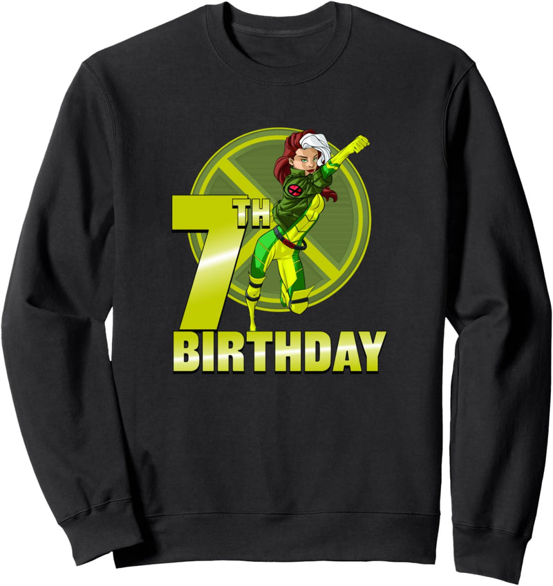 Marvel X-Men Rogue 7th Birthday Badge Sweatshirt