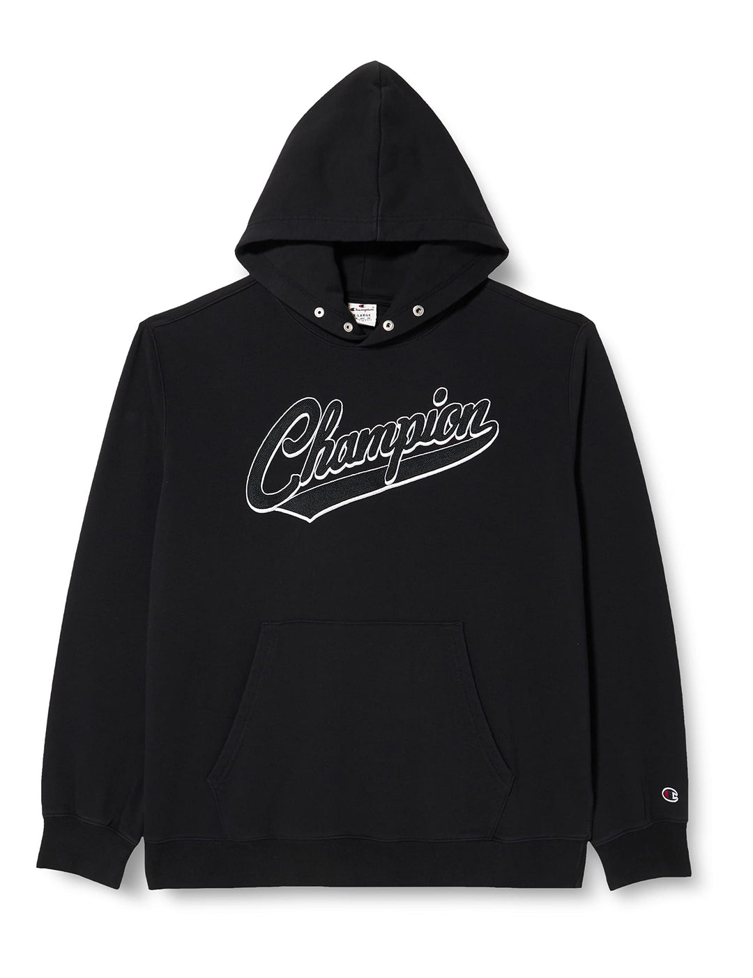 Champion Herren Kapuzenpullover XL Schwarz, XL Schwarz