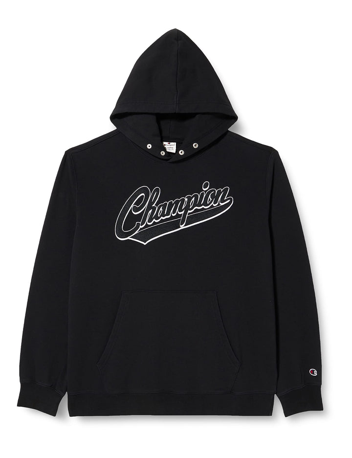 Champion Herren Kapuzenpullover XXL Schwarz, XXL Schwarz