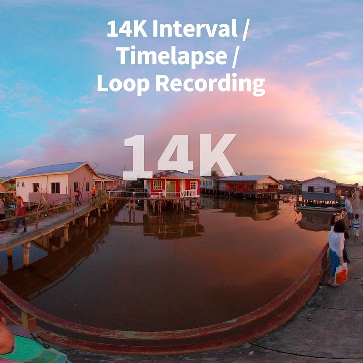KanDao QooCam 3 Ultra - 8K wasserdichte 360 Action Kamera, 96MP Foto & 8K 360 Video mit Dual 1/1.7 "
