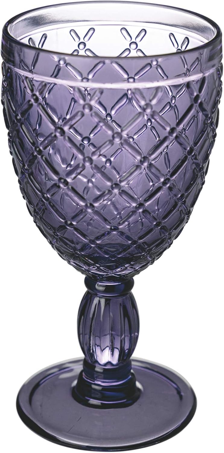 Villa d’Este Home Tivoli 5907722 Castle Weingläser-Set, 280 ml, aus Glas, 6 Stück