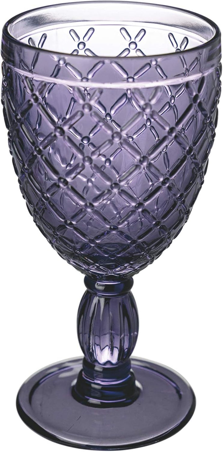 Villa d’Este Home Tivoli 5907722 Castle Weingläser-Set, 280 ml, aus Glas, 6 Stück