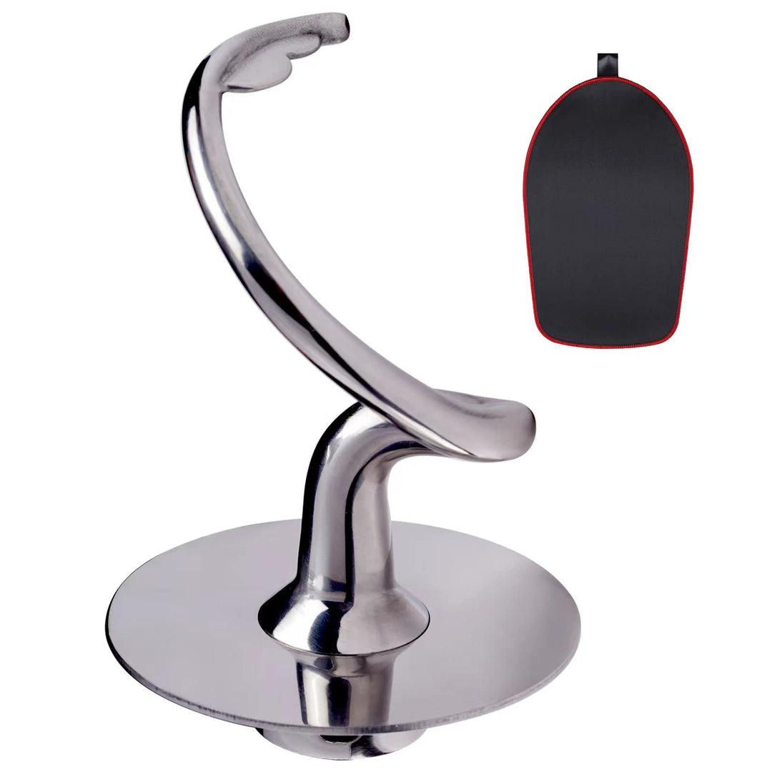 Knethaken Edelstahl für KitchenAid 4,5–5 Quart Mittelgrosse Küchenmaschinen mit kippbarem Motorkopf,