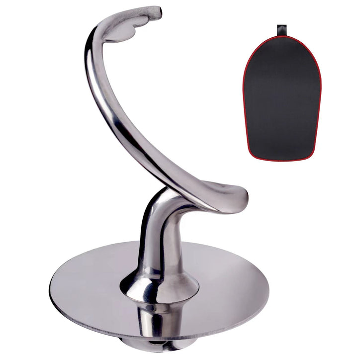 Knethaken Edelstahl für KitchenAid 4,5–5 Quart Mittelgrosse Küchenmaschinen mit kippbarem Motorkopf,