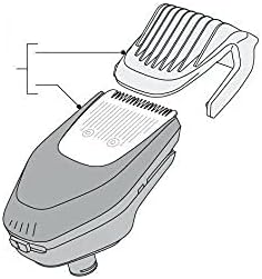 Beard Styler Bartstyler 5 Length Settings Attachment AC20/01 Compatible With Philips Shaver Shavers