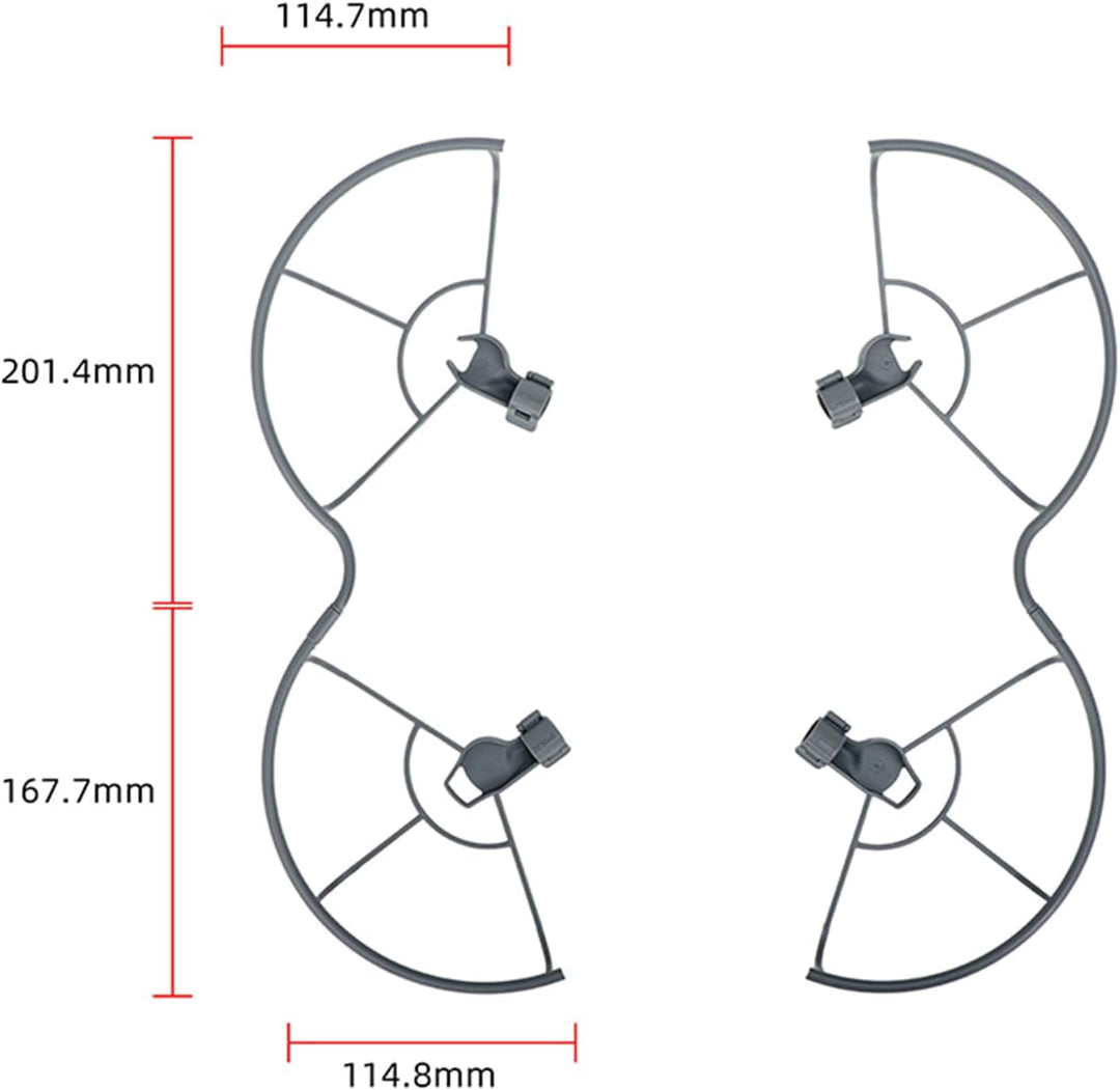 Propellerschutz für DJI Mini 5 Pro, Schnellspanner Abnehmbare Paddelblätter Protektor Propeller Stos
