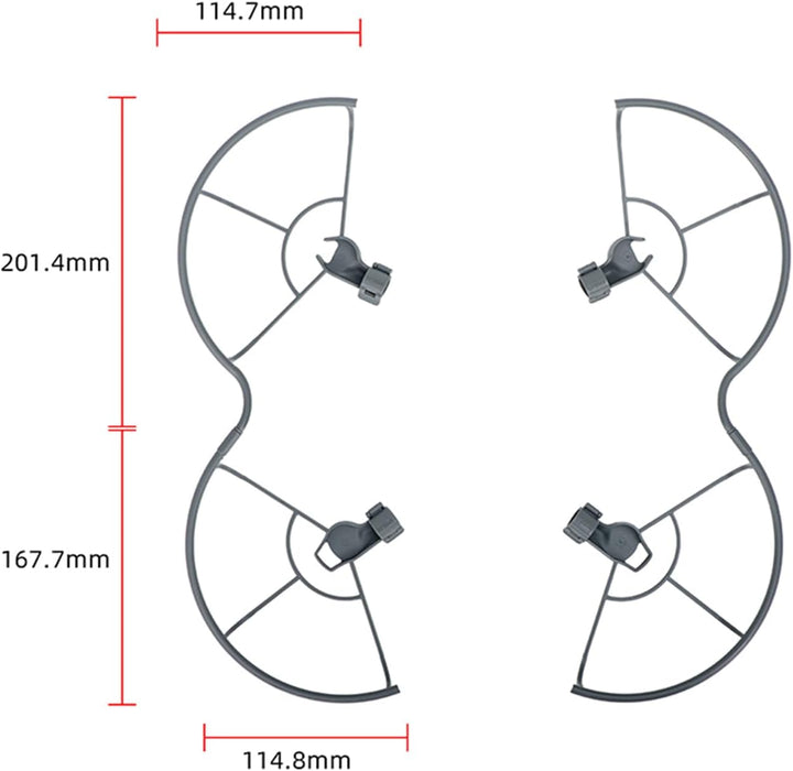 Propellerschutz für DJI Mini 5 Pro, Schnellspanner Abnehmbare Paddelblätter Protektor Propeller Stos