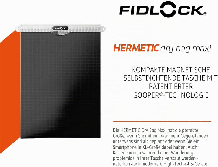 Fidlock Hermetic Drybag, Maxi, transparent/transparent maxi Transparent/Transparent, maxi Transparen