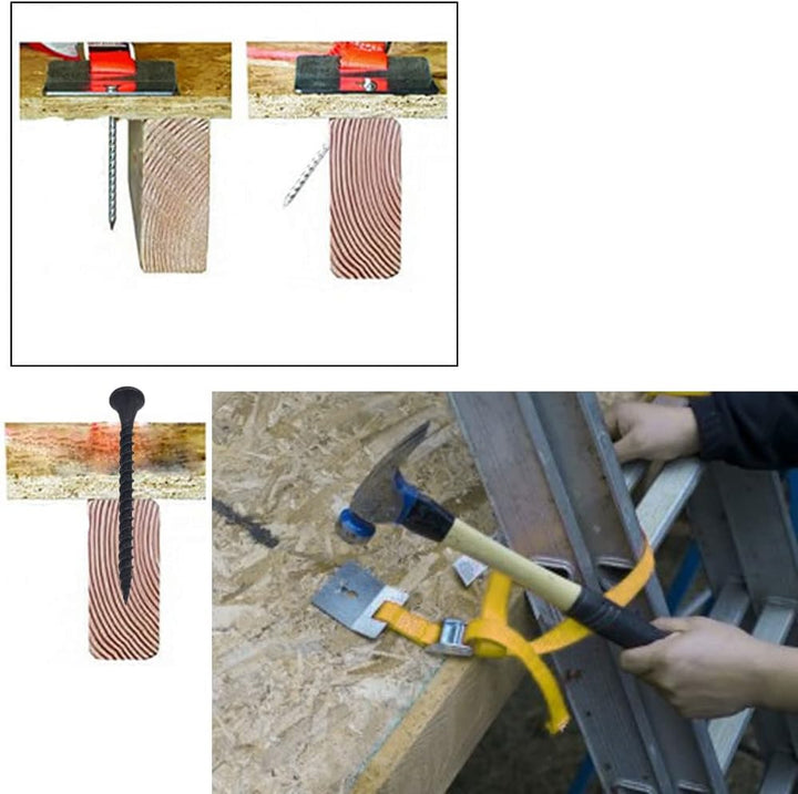 scottchen PRO Sicherheitsleine für Leiterbefestigung und Stabilisierung, 2 Stück 2pcs, 2 Stück