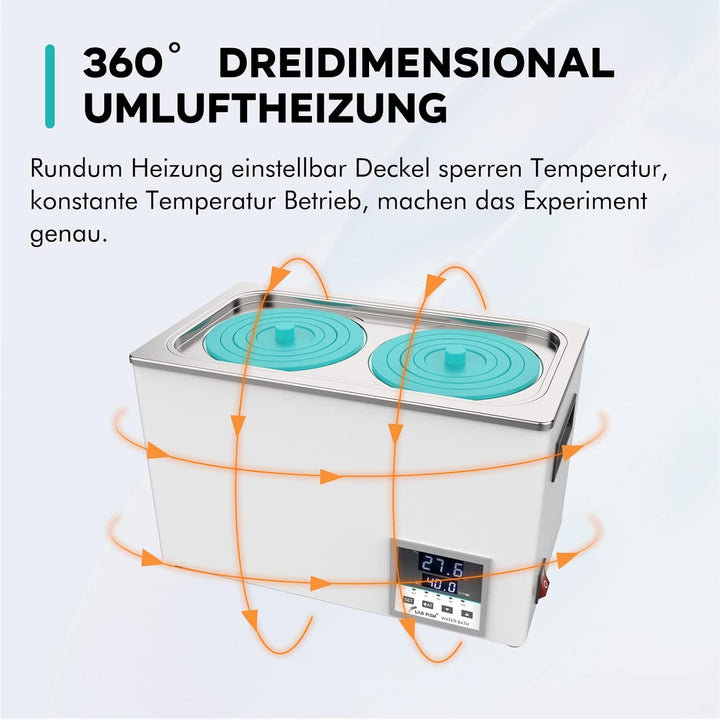 LABFISH Digitales Labor Wasserbad Water Bath 6L Capacity kommerzieller laborwasserbad Heating Device