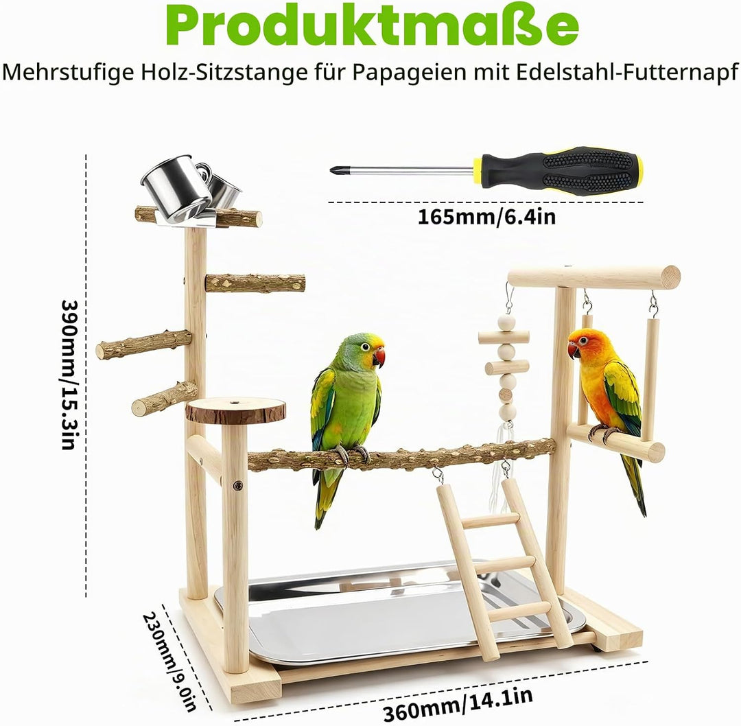 Papagei Vogelspielplatz Wellensittich Spielplatz Wellensittich Spielzeug Vogel Zubehör Vogelspielzeu
