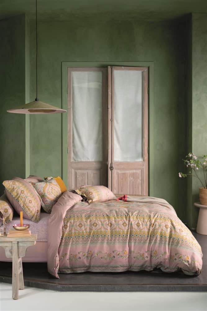 Pip Studio Bettwäsche Majorelle Carpet pink 200x200 cm + 2x 80x80 cm, 200x200 cm + 2x 80x80 cm