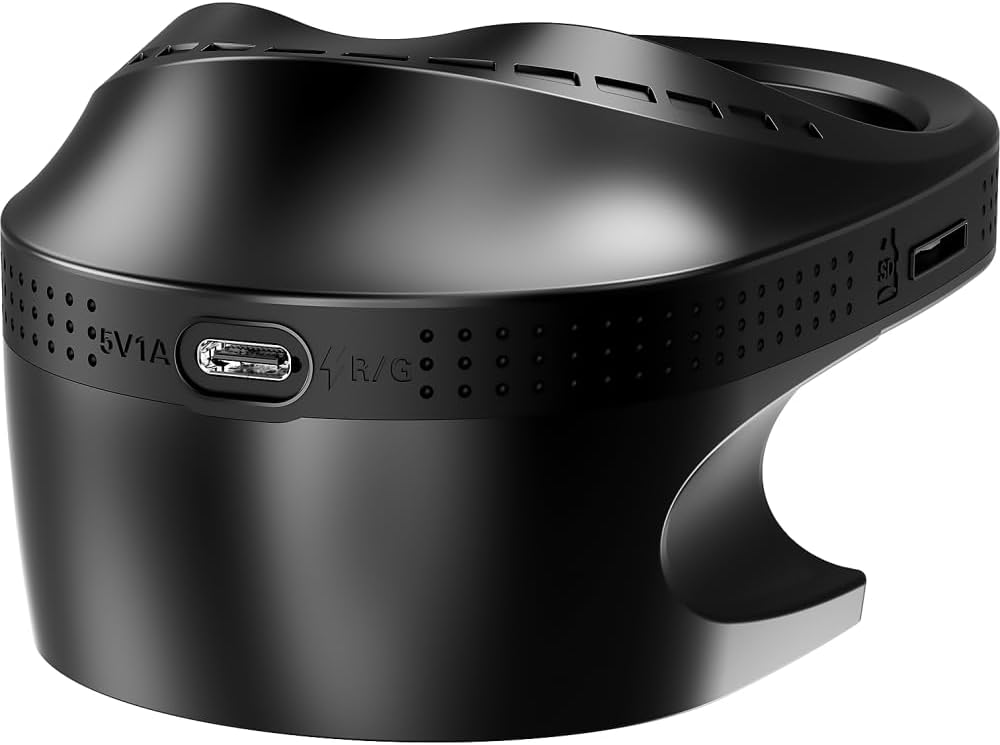 Digitale Lupe mit Mikro-Maus, weisse LED und UV-LED, schwarz und grau, Vergrösserung 5X, 6X, 8X, 10X