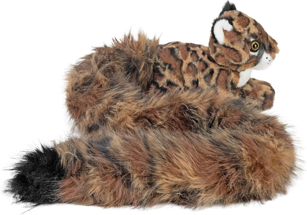 Wild Republic Tailkins Clouded Leopard, Kuscheltier, 102 cm, plüschtier, füllung aus gesponnenen rec