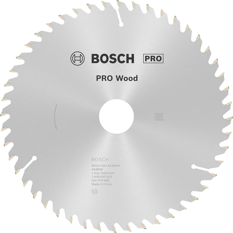 Bosch Accessories Bosch Professional 1x Kreissägeblatt Optiline Wood (Sägeblatt für Holz, Ø 200 x 30