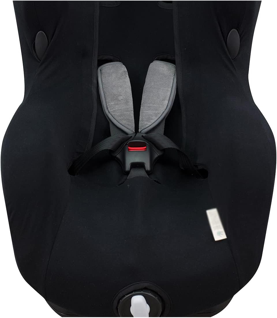 JYOKO Kids Bezug kompatibel mit Bébé Confort Iseos Neo (Black Series), BLACK SERIES