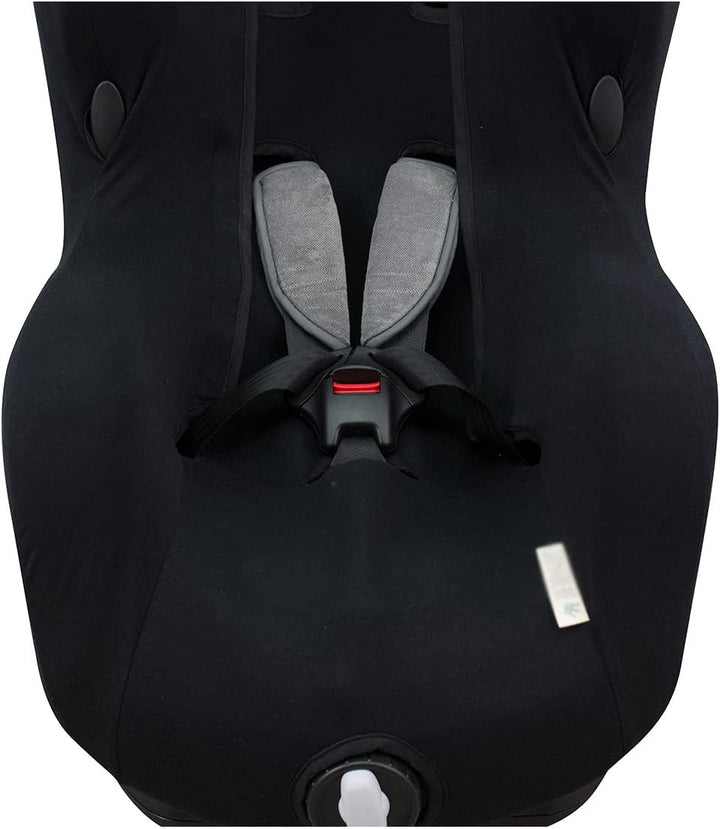 JYOKO Kids Bezug kompatibel mit Bébé Confort Iseos Neo (Black Series), BLACK SERIES