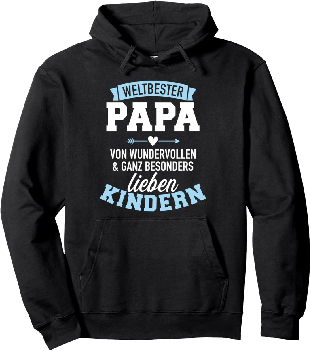 Bester Papa Vater liebe Kinder lustiger Spruch Geschenk Pullover Hoodie