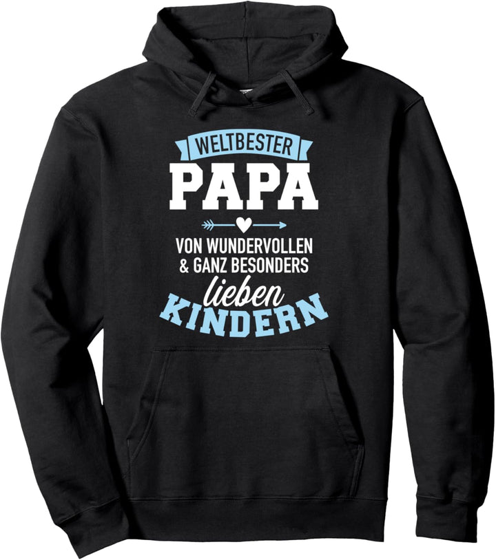 Bester Papa Vater liebe Kinder lustiger Spruch Geschenk Pullover Hoodie