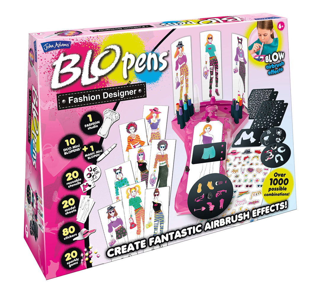 John Adams , BLOPENS Fashion Designer: Create fantastic airbrush pictures, Arts & crafts, Ages 6+