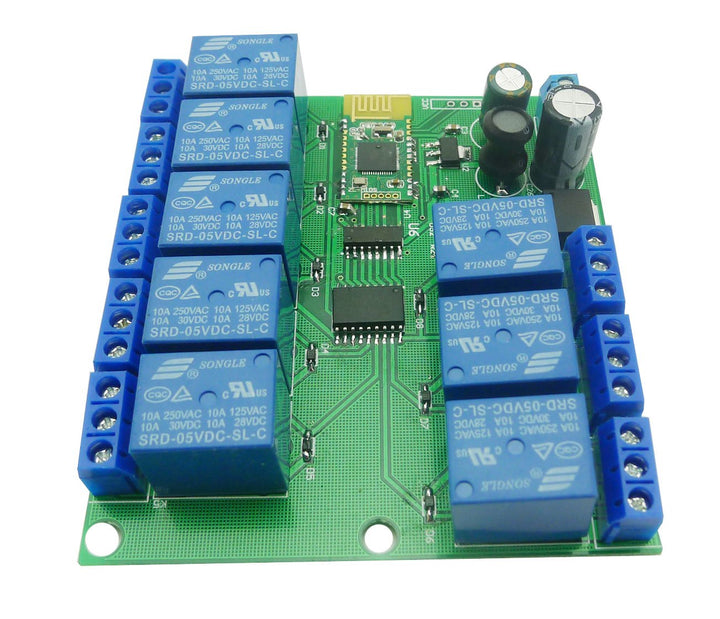 Aihasd Bluetooth Relay Module 8 Channel 4.0 BLE for Apple Android Phone IOT 8 Channel Relay, 8 Chann