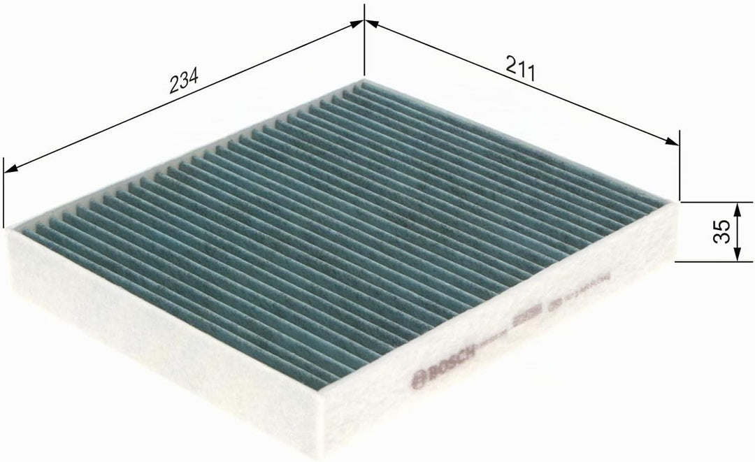 Bosch Automotive A8536 - Innenraumfilter Filter+ Antibakterielle Innenraumfilter, Antibakterielle In