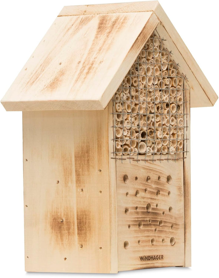 Windhager Insektenhotel ZUR POST, Insektenhaus Nistplatz Brutplatz, Schutz für viele nützliche Insek