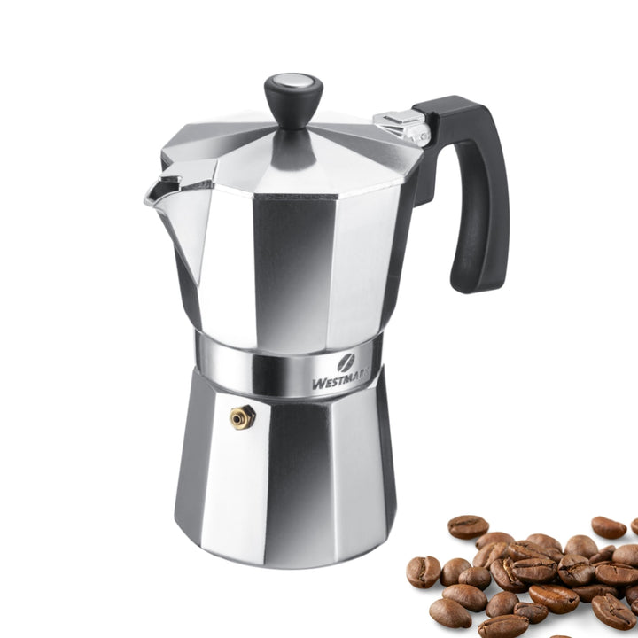 Westmark Espressokocher Brasilia, 1 Stk – Klassischer Kaffeekocher für 6 Tassen – Robuster Kaffeeber