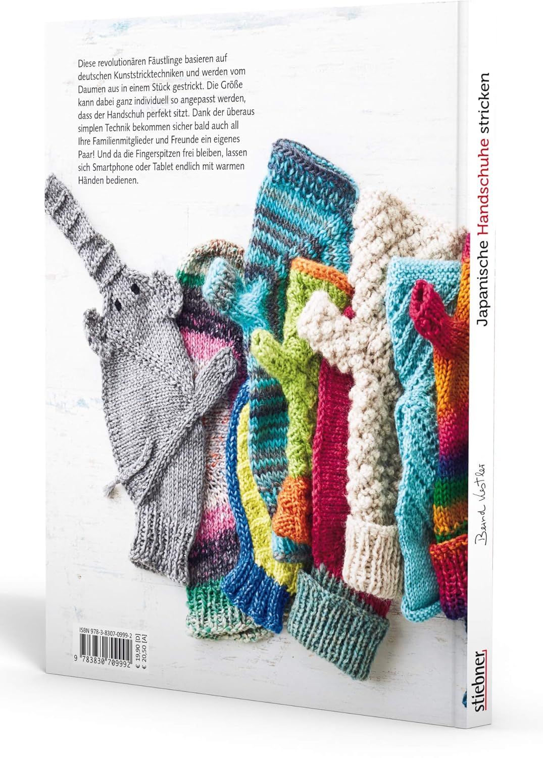 Japanische Handschuhe stricken. Fingerlose Handschuhe und Fäustlinge mit Klappe an einem Stück gestr