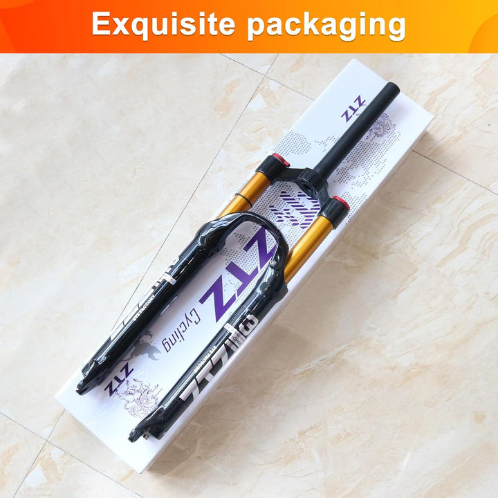 ZTZ Magnesiumlegierung Mountain Front Gabel Luftdruck Stossdämpfer Gabel Fahrrad Zubehör Lockout 29,