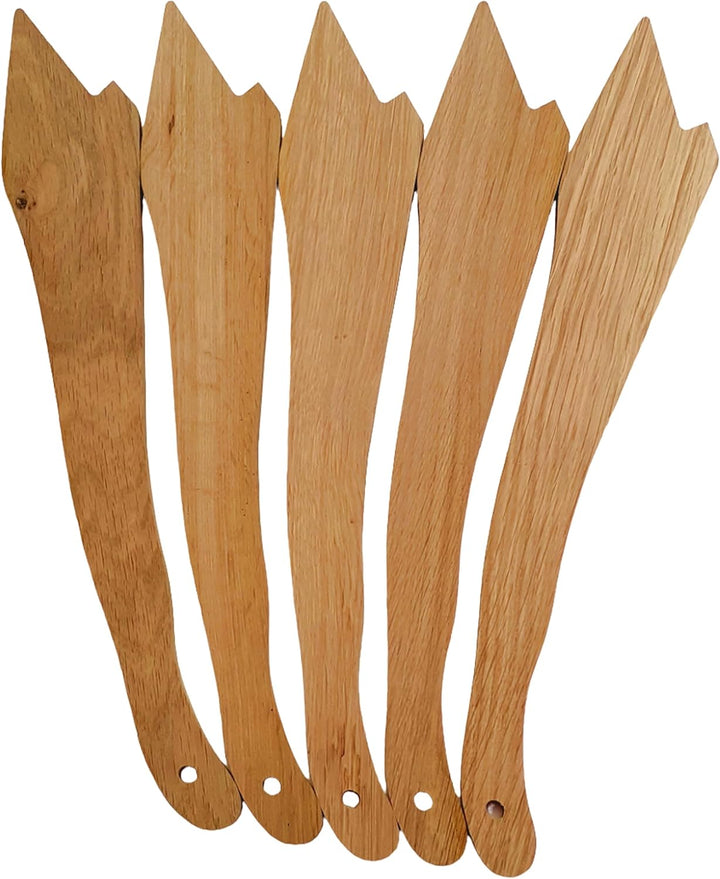 4 X Schiebestock für Tischkreissägen, Fräsen und Hobel,Bandsäge -Eiche 410x65x10 mm