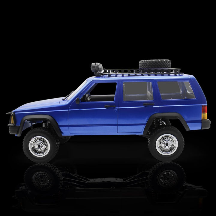 fisca RC Crawler 1:12 RC Truck 2.4GHz 4WD RC Modellauto, All Terrain Hobby Klasse RC LKW mit Offenen