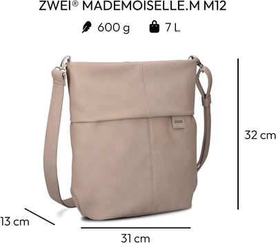 Zwei Damen Mademoiselle M12 Handbag Cappuccino, Cappuccino