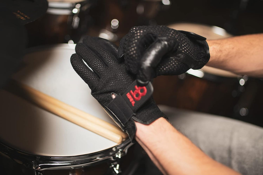 Meinl Cymbals MDGFL-M Drummerhandschuhe fingerfrei M & Meinl Cymbals MDG-M Drummerhandschuhe M